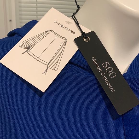 500 Maison Cinqcent Blue Ruched - Picture 13 of 15